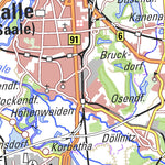 Map of Saxony-Anhalt