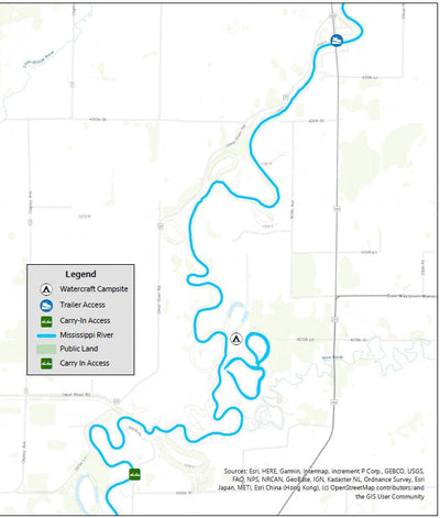 Mississippi Water Trail - Waldeck to Kimball Access