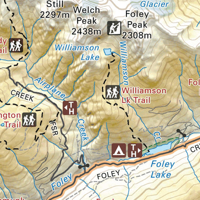 WMU 2-3 Lower Mainland Region BC Hunting Topo Map