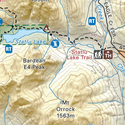 WMU 2-19 Lower Mainland Region BC Hunting Topo Map