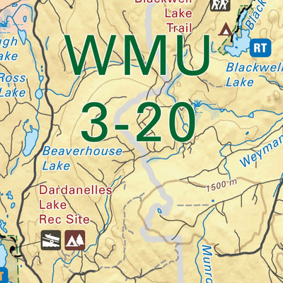 WMU 3-20 Thompson Region BC Hunting Topo Map