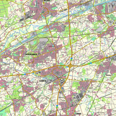 Bergkamen (1:50,000)