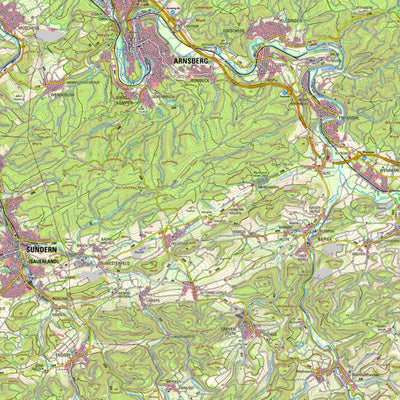 Sundern (Sauerland) (1:50,000)