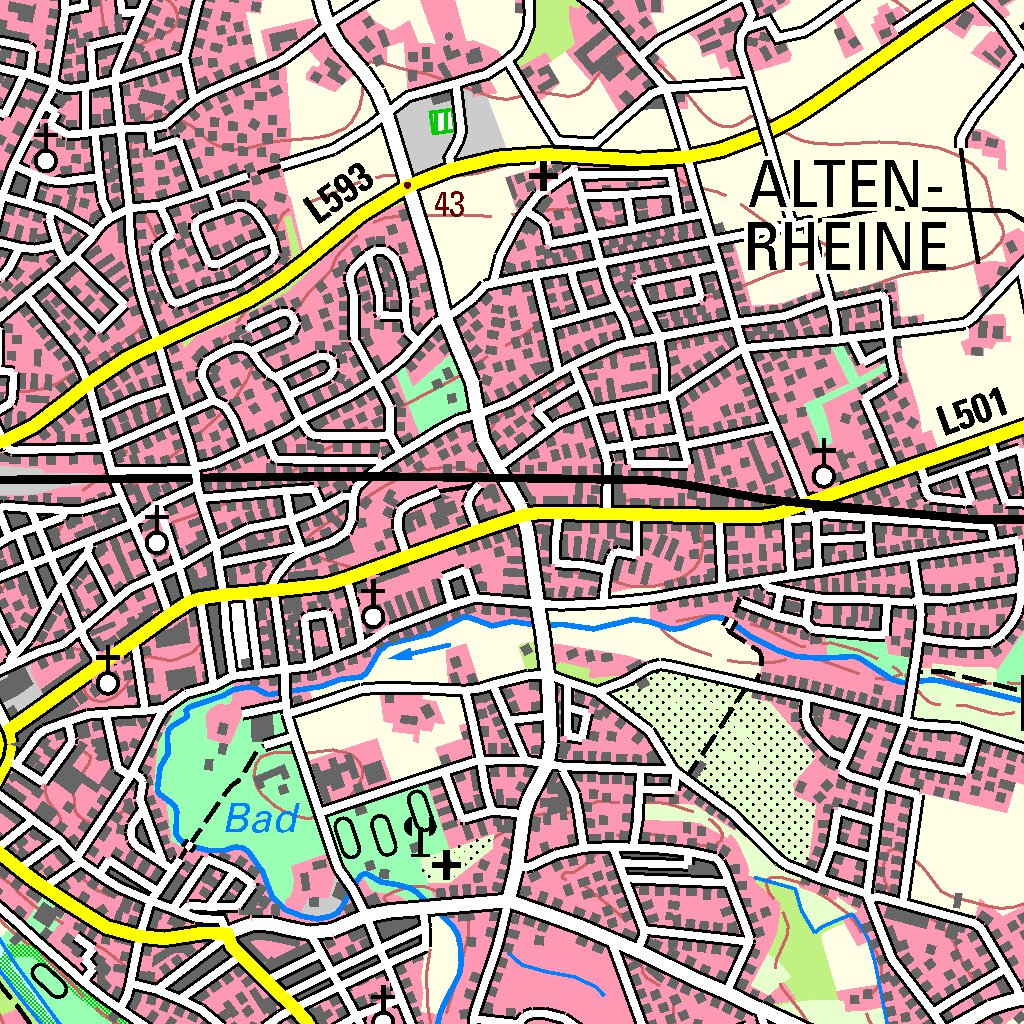 Rheine (1:50,000) Map by Bezirksregierung Koln | Avenza Maps