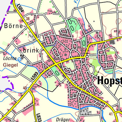 Hopsten (1:50,000)