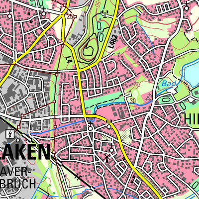 Hünxe (1:50,000)
