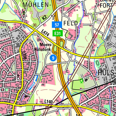 Moers (1:50,000)
