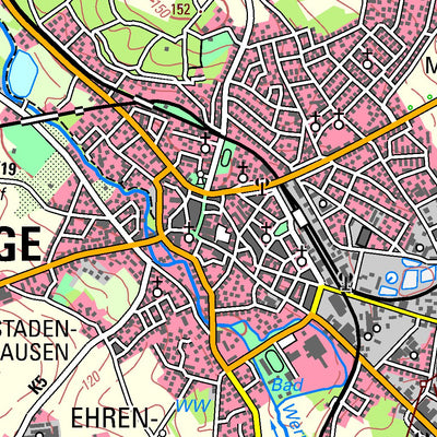 Bad Salzuflen (1:50,000)