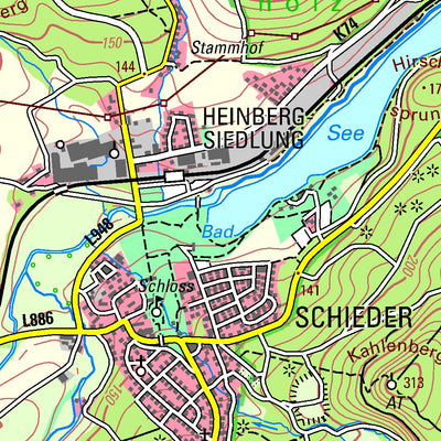 Schieder-Schwalenberg (1:50,000)