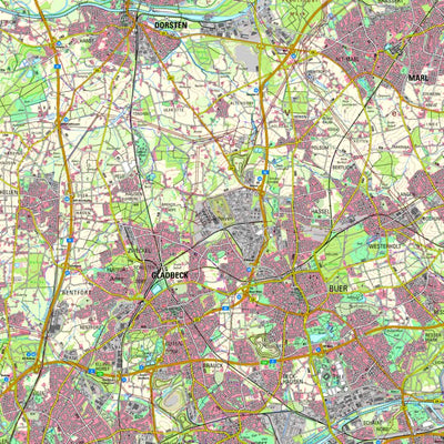 Gelsenkirchen (1:50,000)