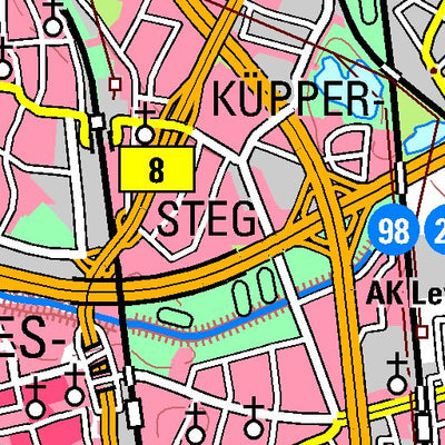Leverkusen (1:100,000)