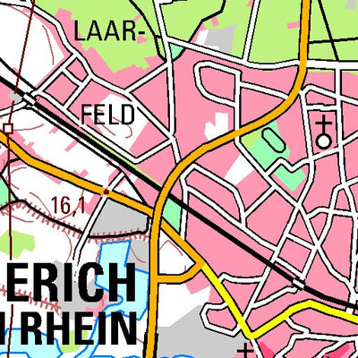 Emmerich am Rhein (1:100,000)