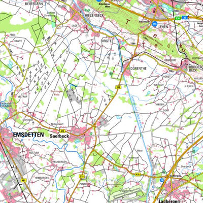 Saerbeck (1:100,000)