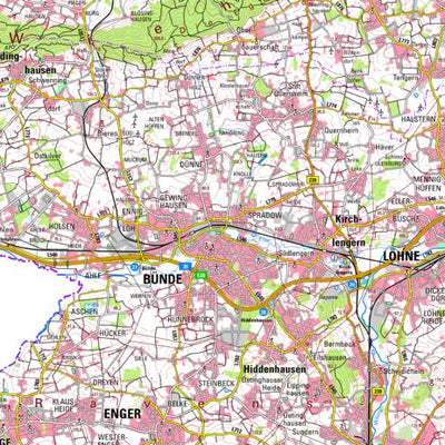 Bünde (1:100,000)