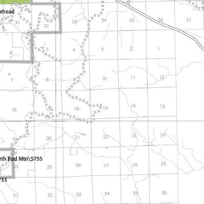 2022 Shasta Zone Christmas Tree Map (east)