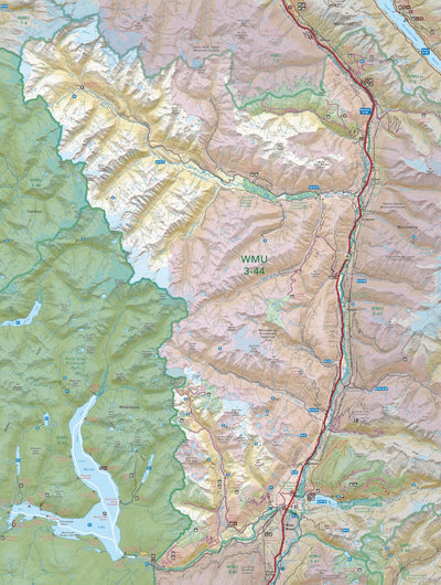 WMU 3-44 Thompson Region BC Hunting Topo Map