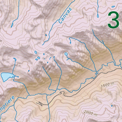 WMU 3-44 Thompson Region BC Hunting Topo Map