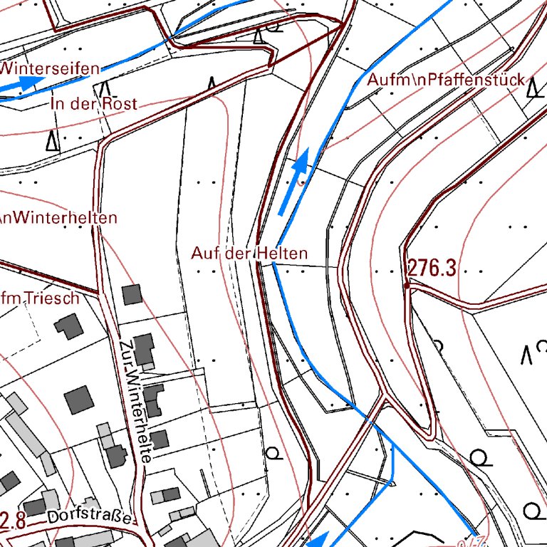Isert (1:5,000) Map by Landesamt fur Vermessung und ...