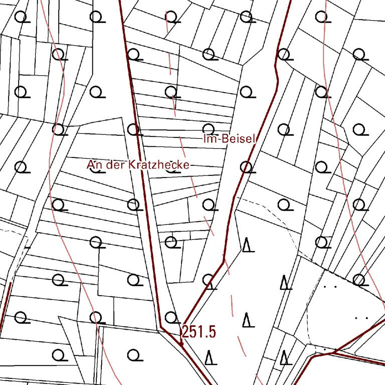 Grafschaft 14 (1:5,000) Map by Landesamt fur Vermessung und ...
