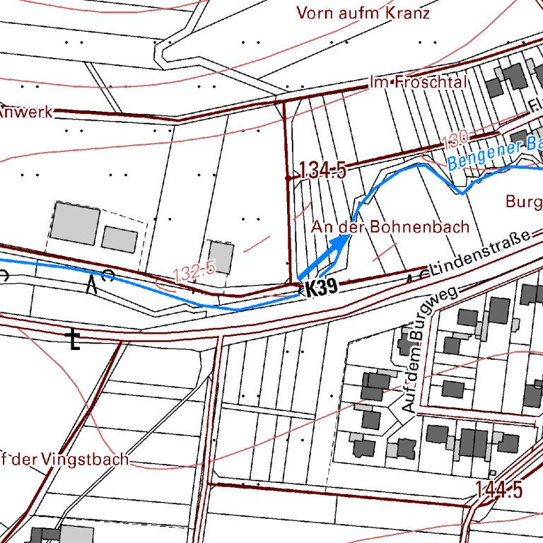Grafschaft 4 (1:5,000) Map by Landesamt fur Vermessung und ...