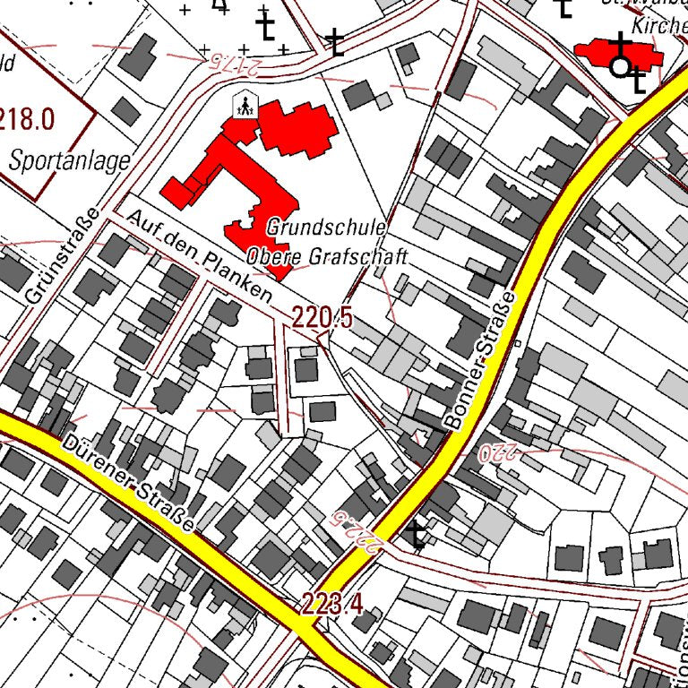 Grafschaft 11 (1:5,000) Map by Landesamt fur Vermessung und ...