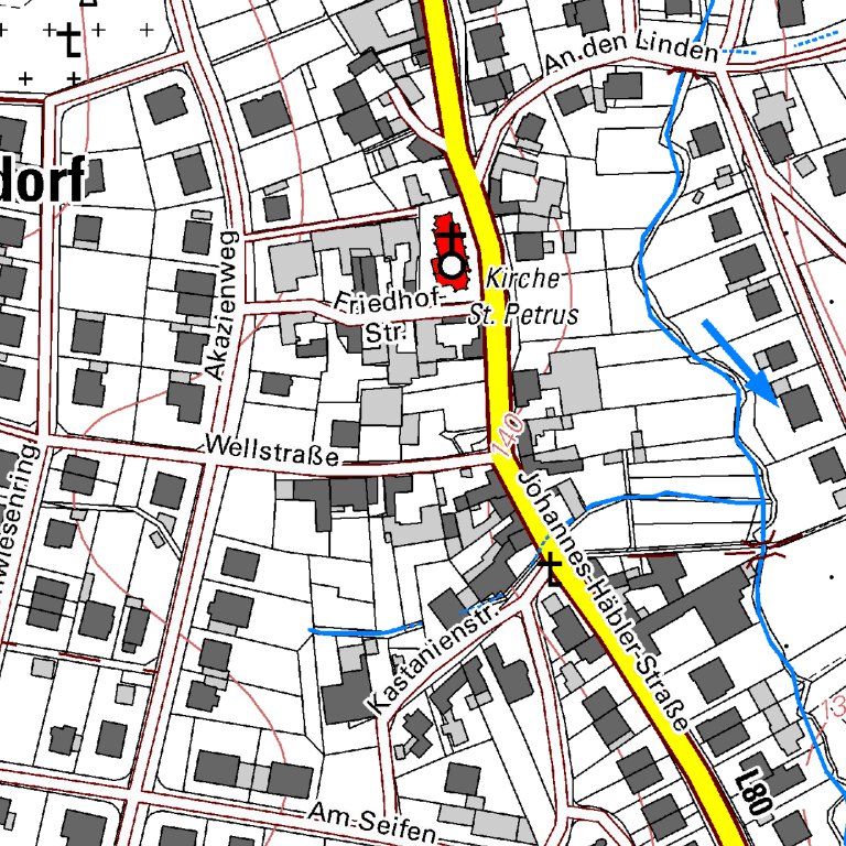 Grafschaft 18 (1:5,000) Map by Landesamt fur Vermessung und ...