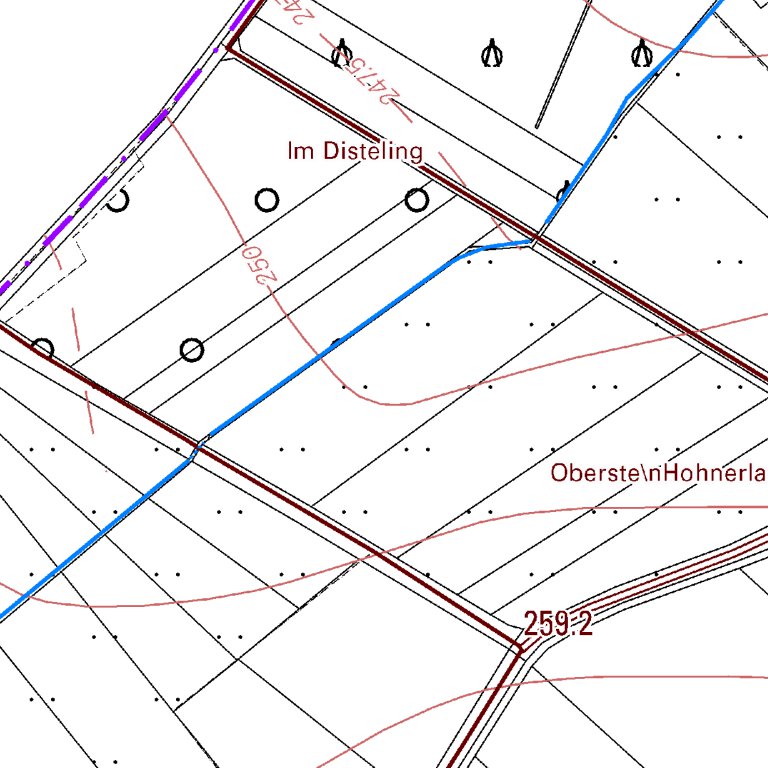 Grafschaft 3 (1:5,000) Map by Landesamt fur Vermessung und ...
