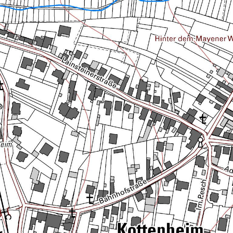 Kottenheim (1:5,000) Map by Landesamt fur Vermessung und ...