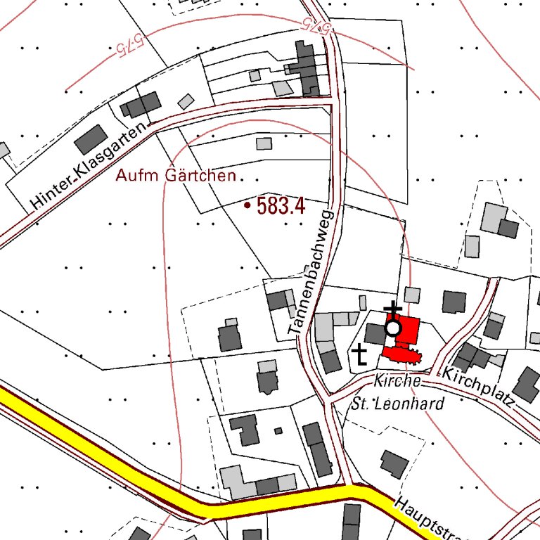 Roth bei Prüm 2 (1:5,000) Map by Landesamt fur Vermessung und ...