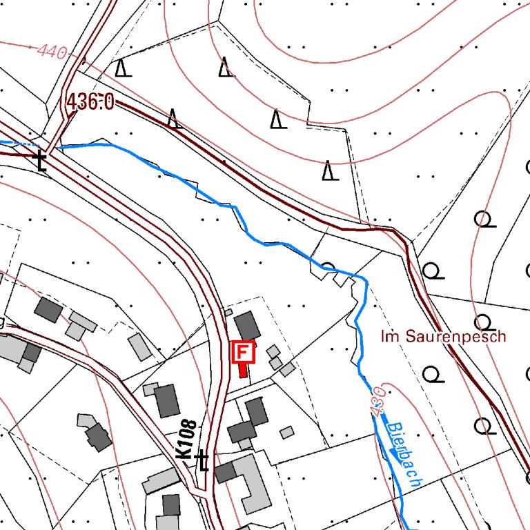 Habscheid 3 (1:5,000) Map by Landesamt fur Vermessung und ...