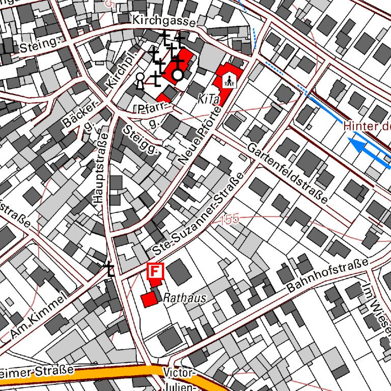 Sulzheim 1 (1:5,000) Map by Landesamt fur Vermessung und ...
