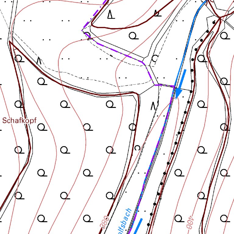 Talling (1:5,000) Map by Landesamt fur Vermessung und ...