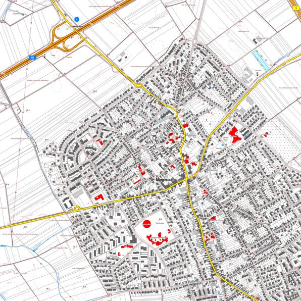 Mutterstadt Mutterstadt 1 (1:5,000) Map by Landesamt fur Vermessung und ...