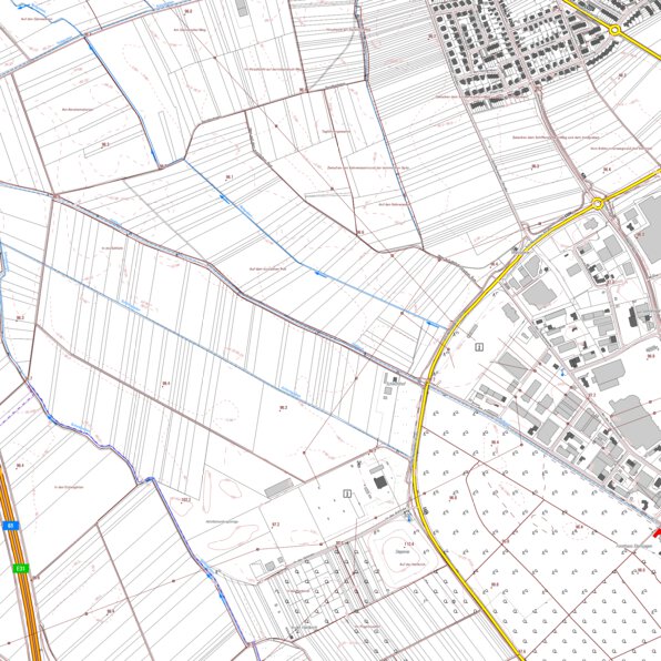 Mutterstadt Mutterstadt 4 (1:5,000) Map by Landesamt fur Vermessung und ...