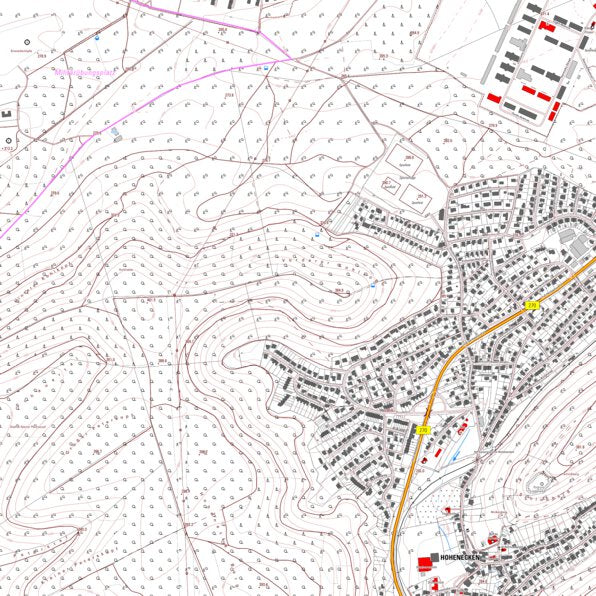 Kaiserslautern 5 (1:5,000) Map by Landesamt fur Vermessung und ...