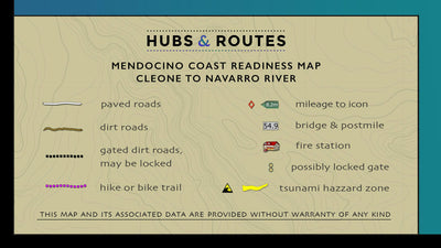 H&R Readiness-Mid Mendocino Coast, from Cleone to the Navarro River.