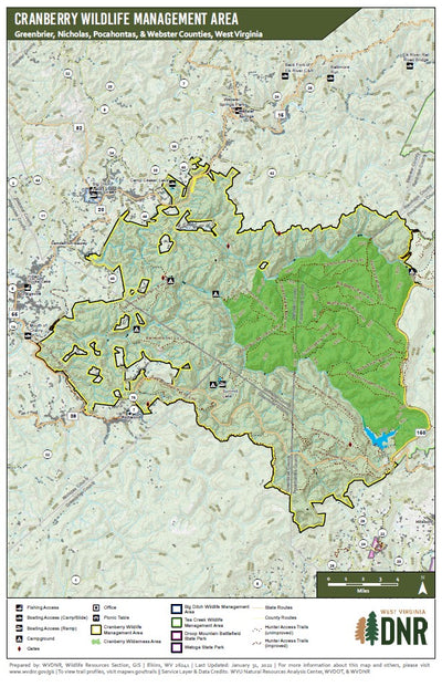 WVDNR District 3 WMA Maps - Bundle