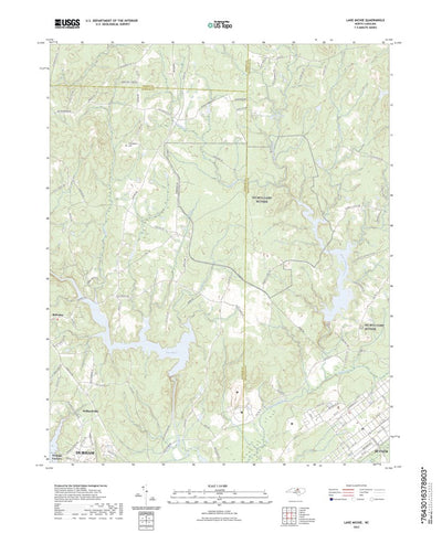 Lake Michie, NC (2022, 24000-Scale) Preview 1
