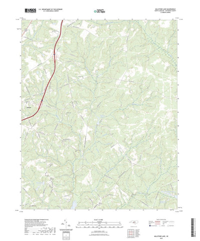 Millstone Lake, NC (2022, 24000-Scale) Preview 1