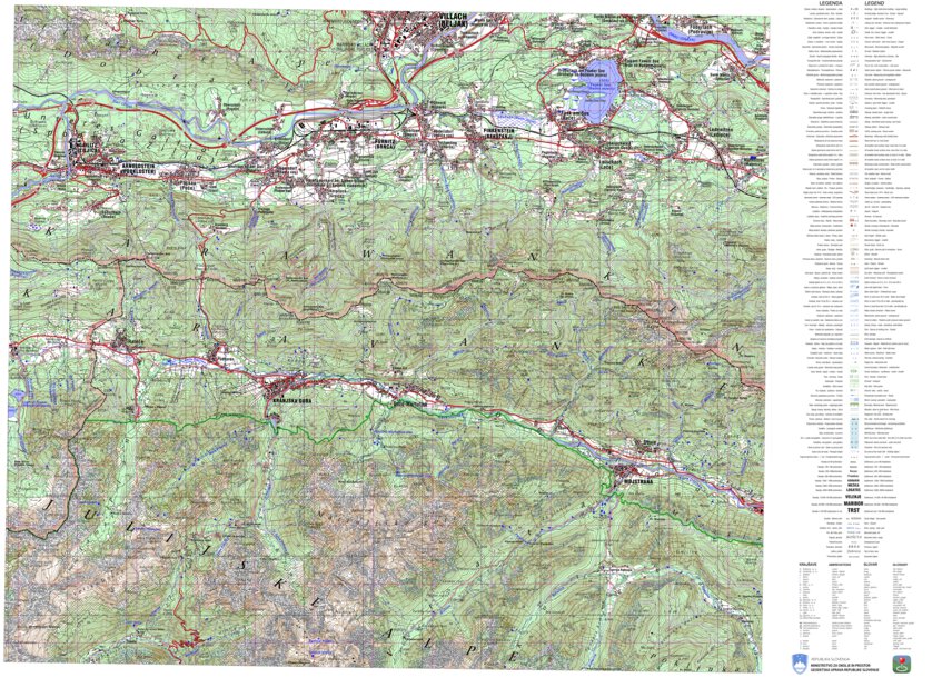 Kranjska Gora T501101A Map By Surveying And Mapping Authority Of The   20221103140202 T501101A Preview 0 