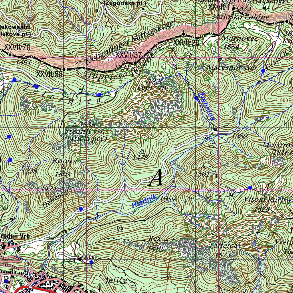 Kranjska Gora T501101A Map By Surveying And Mapping Authority Of The   20221103140202 T501101A Preview 1 