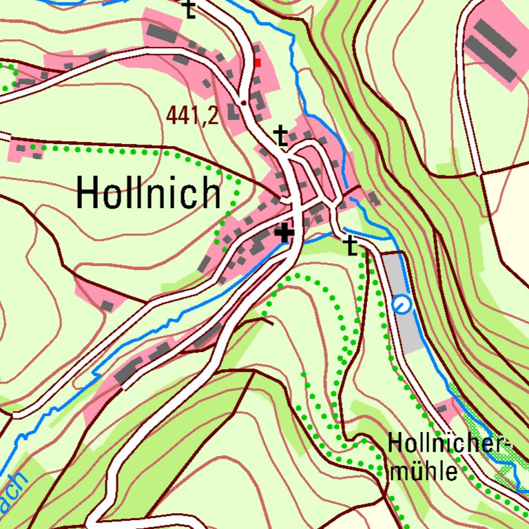 Habscheid (1:25,000) Map by Landesamt fur Vermessung und ...