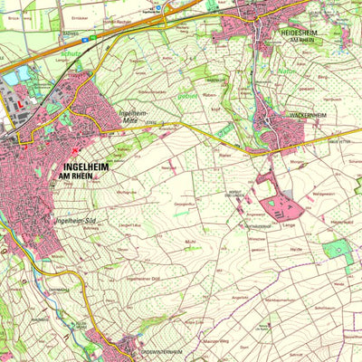 Ingelheim am Rhein 1 (1:25,000)