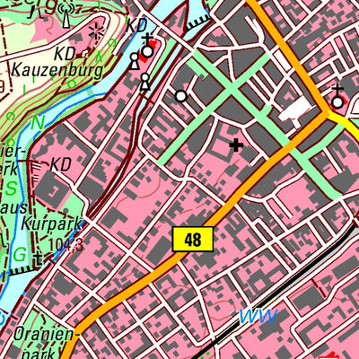 Bad Kreuznach (1:25,000)