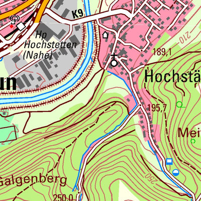 Hochstetten-Dhaun (1:25,000)