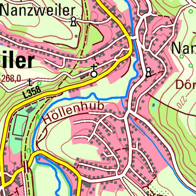 Nanzdietschweiler (1:25,000)