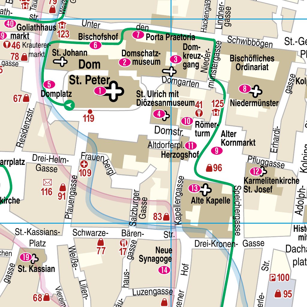 Citymap Regensburg 2023 Map by Reise Know-How Verlag Peter Rump GmbH ...