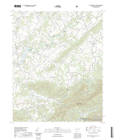 Davy Crockett Lake, TN (2022, 24000-Scale) Preview 1