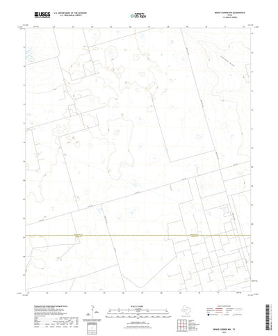 Benge Corner NW, TX (2022, 24000-Scale) Preview 1