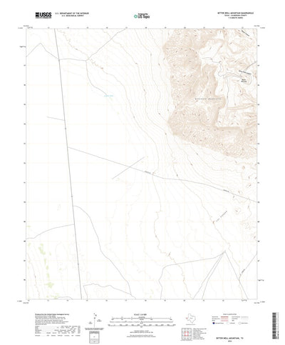 Bitter Well Mountain, TX (2022, 24000-Scale) Preview 1
